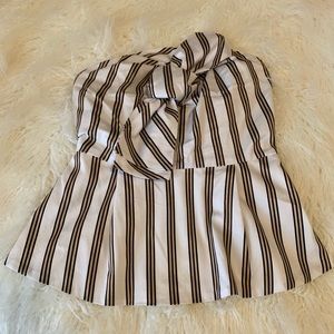 NY&CO tie front tube top